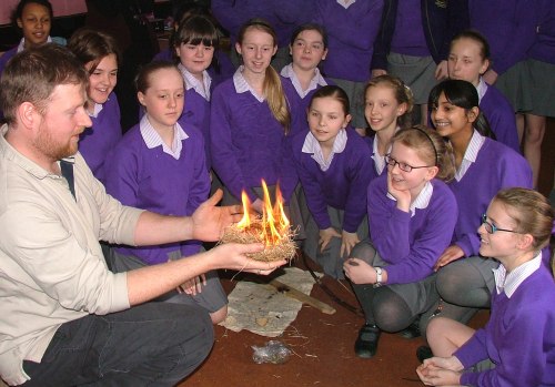 Fire Making Class with Malcolm